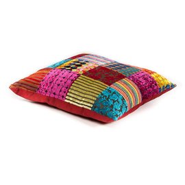 Sierkussen patchwork multi colour Sierkussen patchwork multi colour
