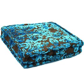 Vierkante loungekussen blauw Vierkante loungekussen blauw