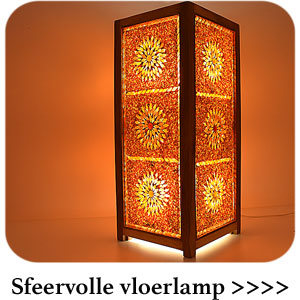 Sfeervolle staande lamp