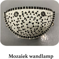 Mozaiek wandlamp