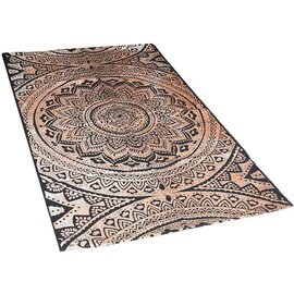 Vloerkleed boho koper lotus Vloerkleed boho koper lotus