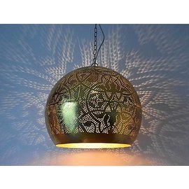 Gouden filigrain hanglamp Gouden filigrain hanglamp