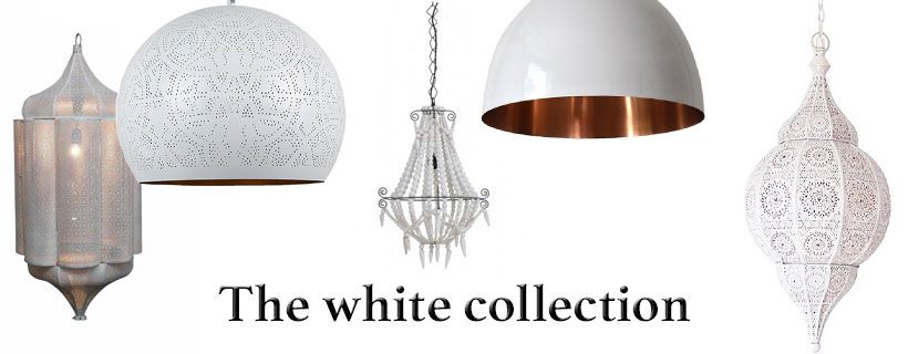 Witte oriëntaalse sfeerverlichting -The white collection