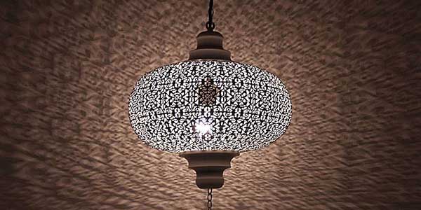 Witte gaatjes hanglamp