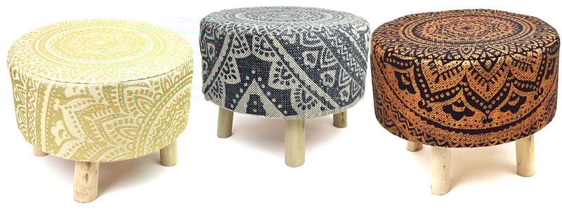 blockprint krukjes in oosterse sfeer