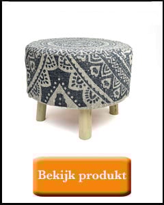 oosterse blockprint krukje