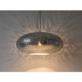 Open hanglamp zilver Open hanglamp zilver