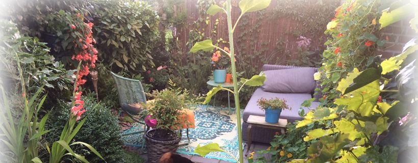 Buiten vloerkleed als buitenkleed in de tuin