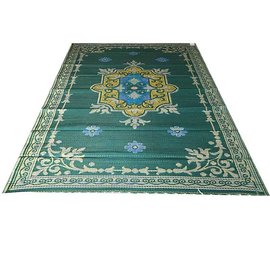 Vloerkleed plastic geel groen Vloerkleed plastic geel groen