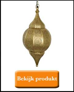 Gouden oosterse 1001nachtlamp