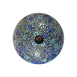 Plafonniere blauw turquoise Plafonniere blauw turquoise