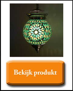 Groen mozaïek hanglamp