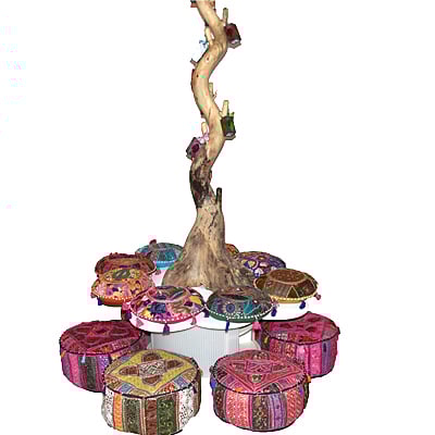 alle 7 chakra kleuren kussentjes