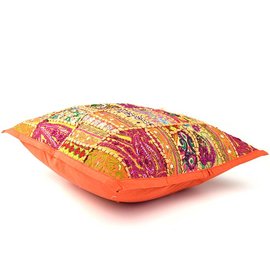Kussentje oranje India Kussentje oranje India