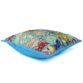Kussentje blauw India Kussentje blauw India