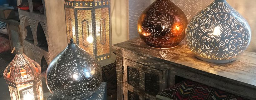 Tafellampen in arabische stijl