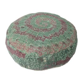 Groen rond vloerkussen Groen rond vloerkussen
