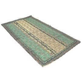 Turquoise met goud kleedje Turquoise met goud kleedje
