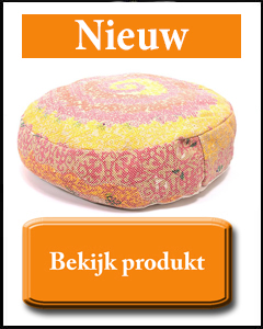Groot oranje geel vloerkleed kelim