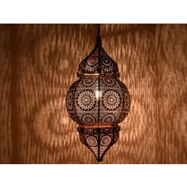 Klein oosters aladdin hanglampje zwart Klein oosters aladdin hanglampje zwart