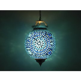 Hanglamp blauw Hanglamp blauw