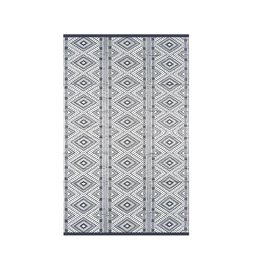 Wonder Rugs Zwart,wit en grijs extra groot buitentapijt Wonder Rugs Zwart,wit en grijs extra groot buitentapijt