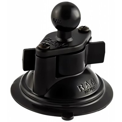 RAM Mount Suction Cup Twist Lock Base 1" Ball RAM-B-224-1U