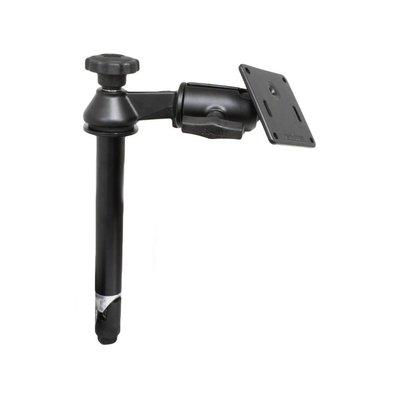 RAM Mount Single Swing Arm with 8" Male Tele-Pole™ & 3.625" Square Base