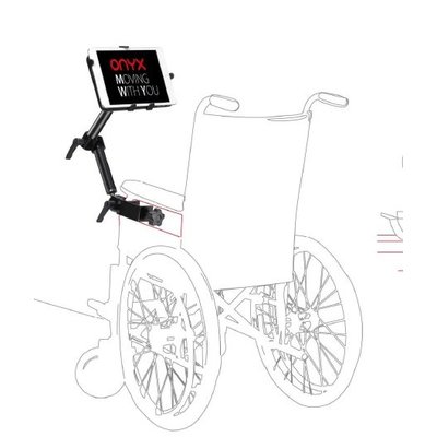 Onyx Rolstoel of kinderwagen flexibele Tablethouder