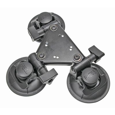 Brodit Triple heavy duty zuignap base