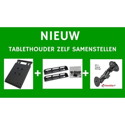 RAM Mount iPadhouder met anti-diefstal slot set -Build Your Own