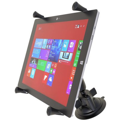 RAM Mount X-Grip 12 inch iPad Pro Tablet Houder zuignap montage