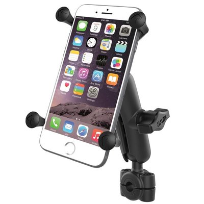 RAM Mount Torque™ 3/8" - 5/8" Diameter Mini Rail Base X-Grip® for Larger Phones