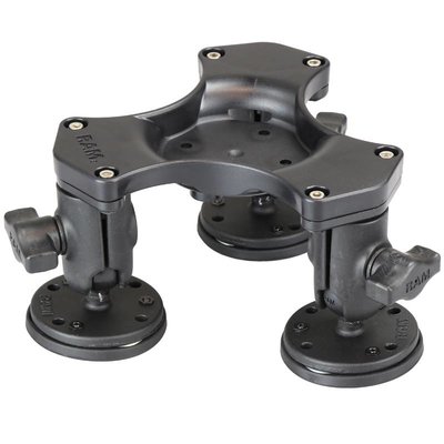 RAM Mount Drievoudige magneet base met adapter plaat