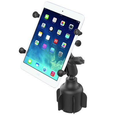 RAM Mount Stubby™ Cup Holder base met X-Grip kleine tablets