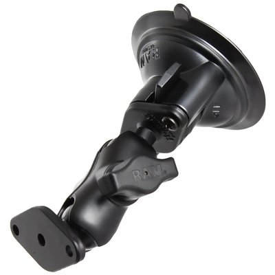RAM Mount Zuignap combinatie montageset aluminium - korte arm