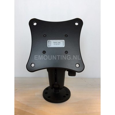 RAM Mount VESA 75 Steun voor vaste montage kleine monitoren.