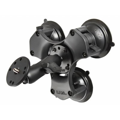 RAM Mount Triple Suction met camera montage kogel