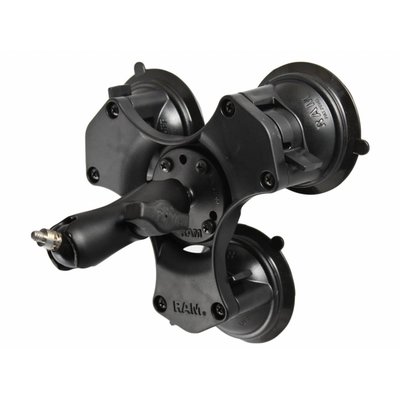 RAM Mount Triple Suction met camera montage kogel