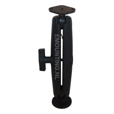 RAM Mount Aluminium Klemhouder lang met 2 C-kogels RAM-101U-D-238