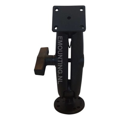 RAM Mount Aluminium Klemhouder medium met 2 C-kogels RAM-101U-347