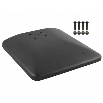 RAM Mount Vierkante aluminium voetplaat met AMPS gaten RAM-251-1SA