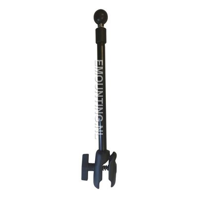 RAM Mount 12" Aluminium pipe met C-Kogel en klemhouder