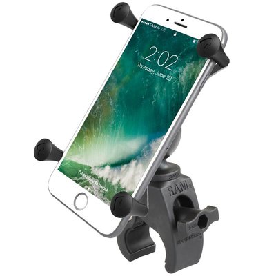 RAM Mount Low-profile Tough- Claw™ en Large Phone X-Grip™