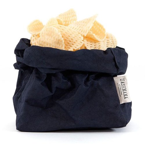 UASHMAMA® Paper Bag Donkerblauw UASHMAMA® Paper Bag Donkerblauw
