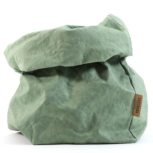 UASHMAMA® Paper Bag Mintgroen UASHMAMA® Paper Bag Mintgroen