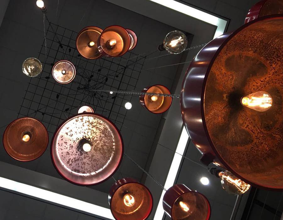 Lampen kunstwerk