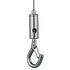 Ophangsysteemhaak - met veerclip