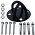 Muur / Plafondbeugel zwart | Suspension Trainer Anker / Trainer ophanghaak Oogplaat