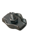 Staaldraadklem verzinkt 5mm simplex